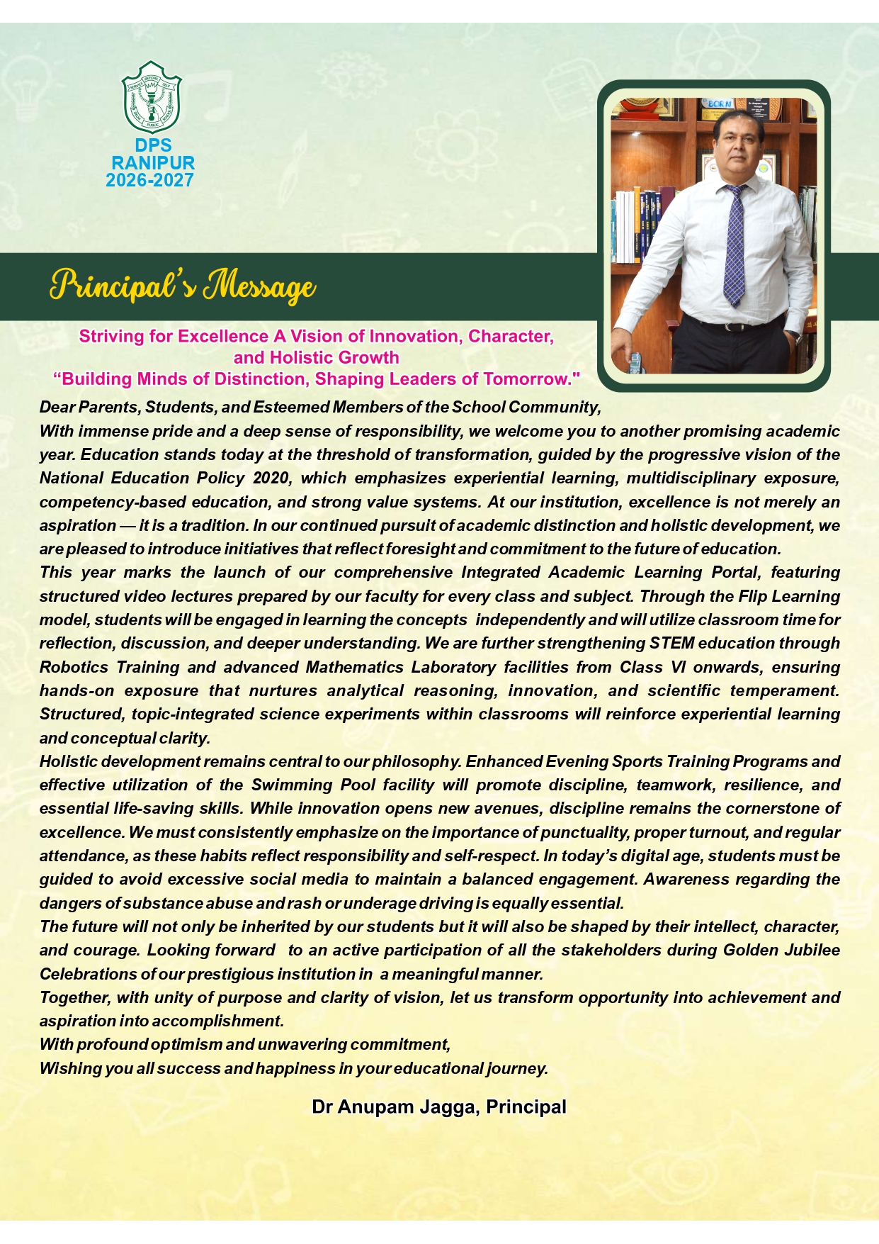 Principal Message
