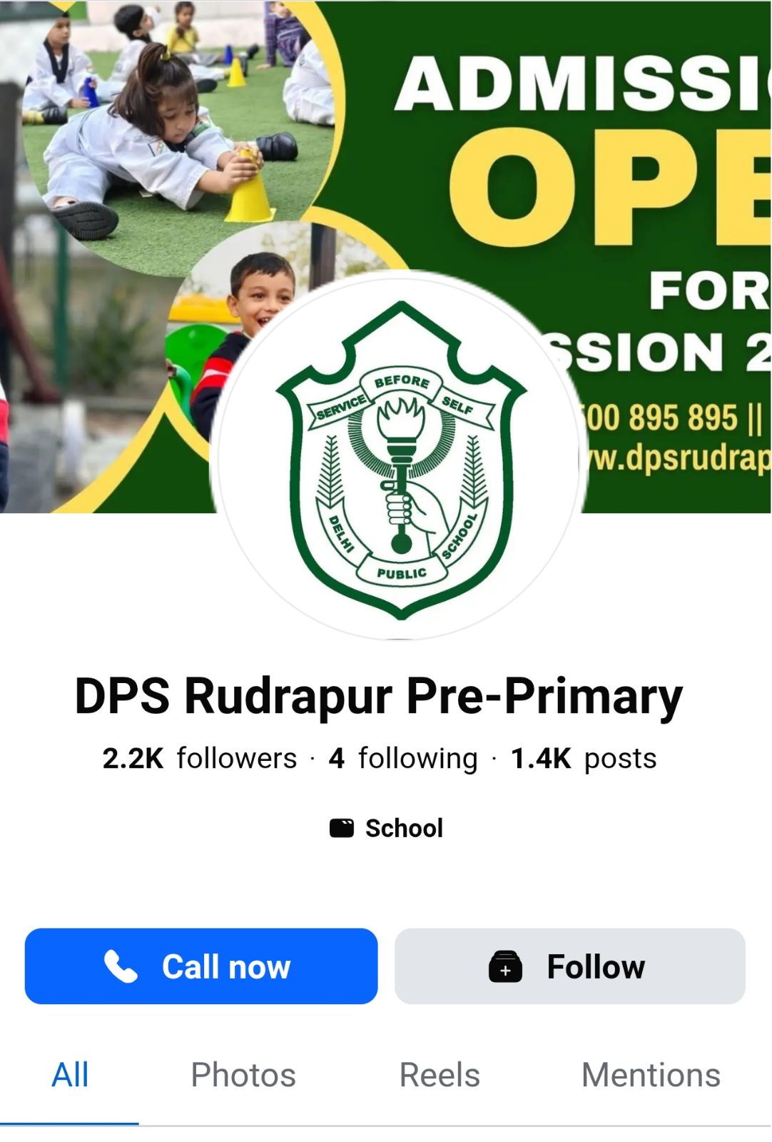 DPS Rudrapur Pre Primary Facebook