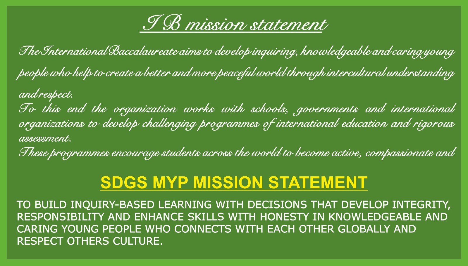 MYP