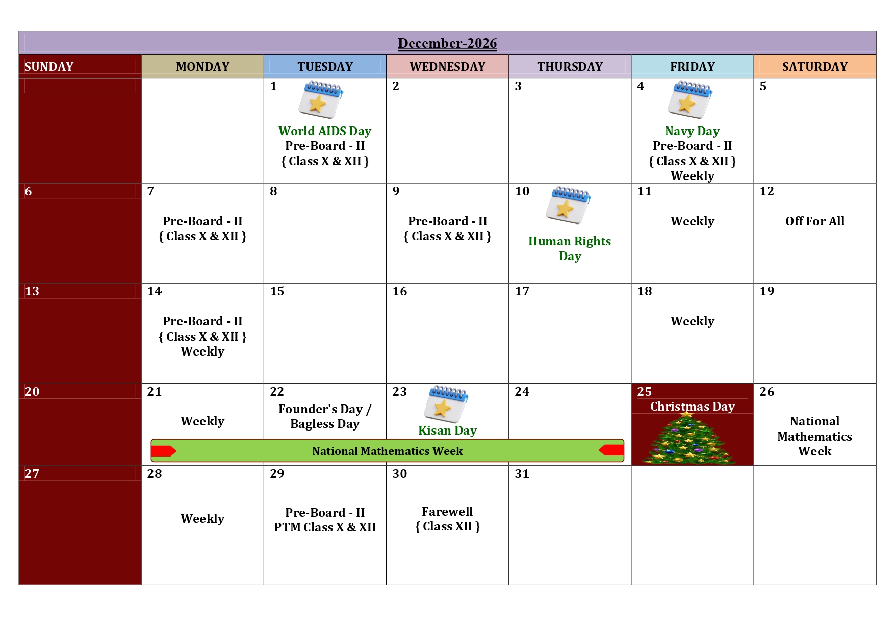 School Calendar