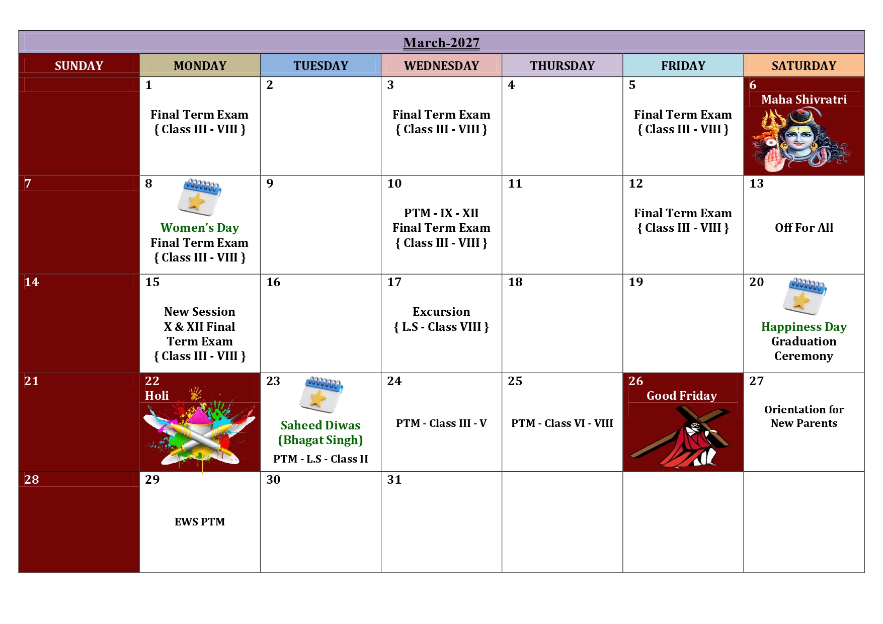 School Calendar