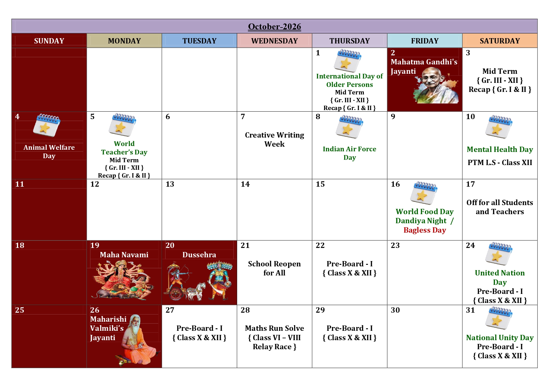 School Calendar