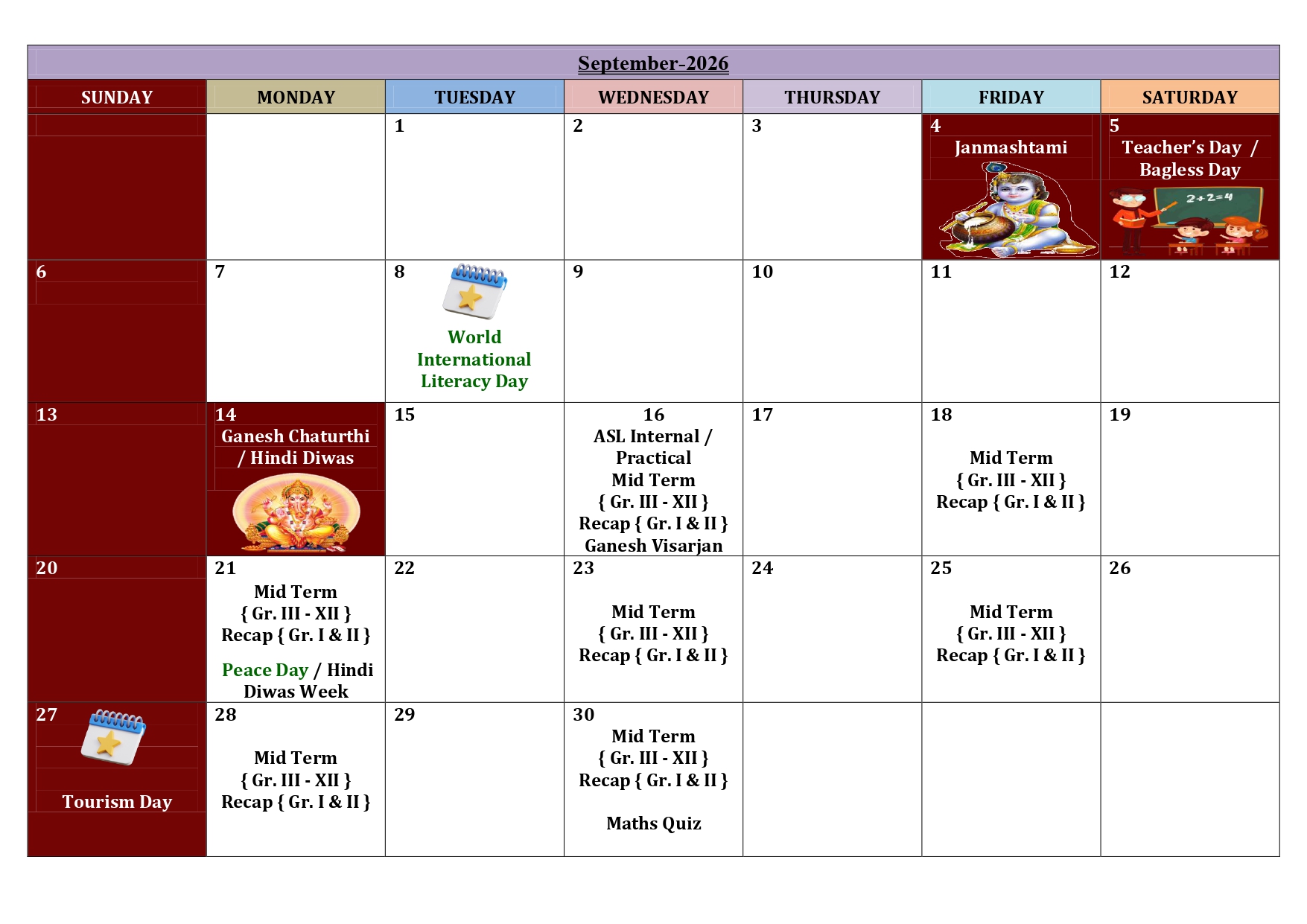 School Calendar