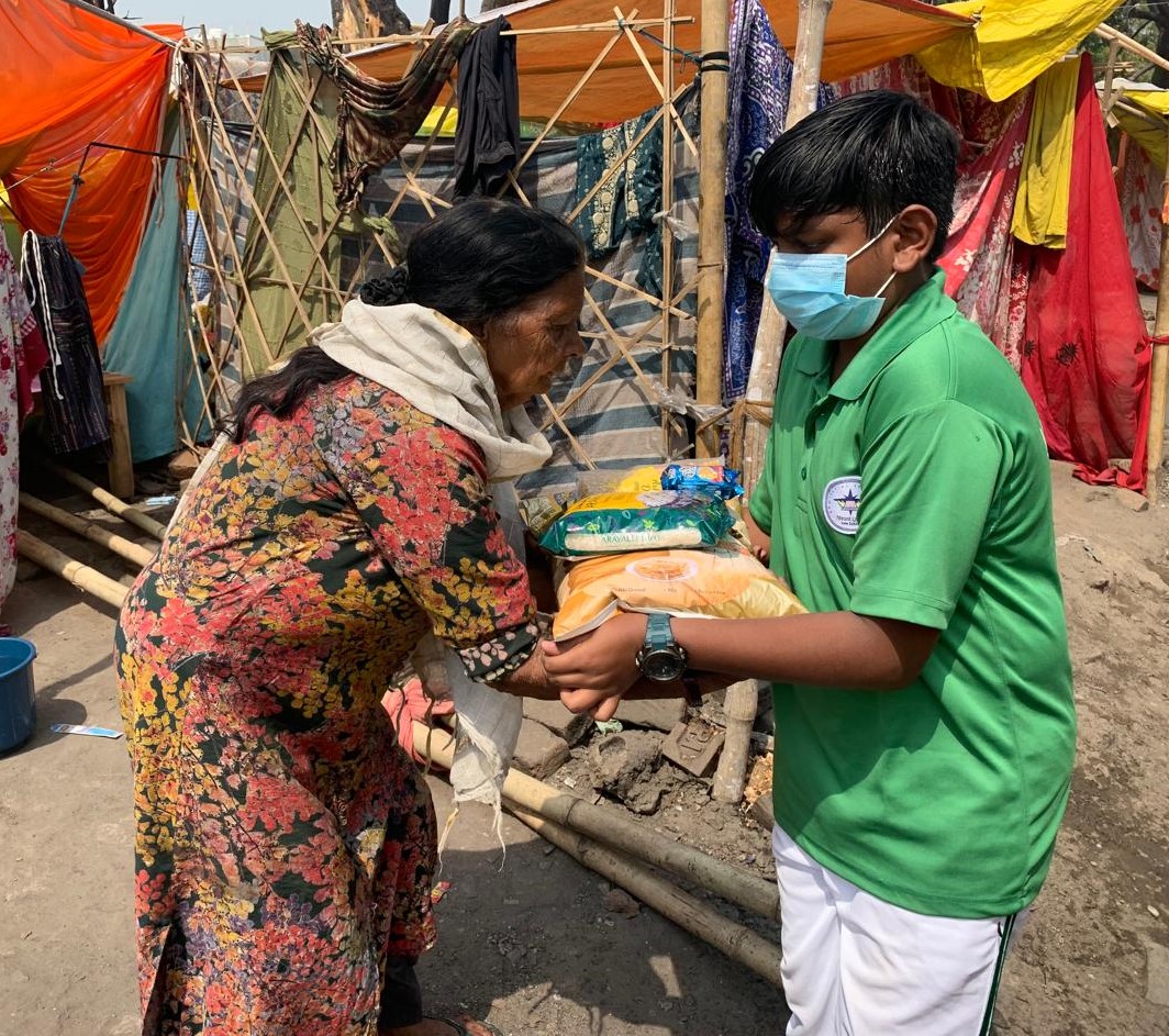 Vikas Nagar Fire Donation Drive